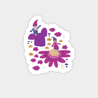 Gnomes in Wonderland Sticker